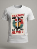 His Love Was Heavier RADIUM T-SHIRT WHITE