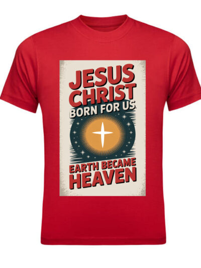 christmas radium RED t-shirt