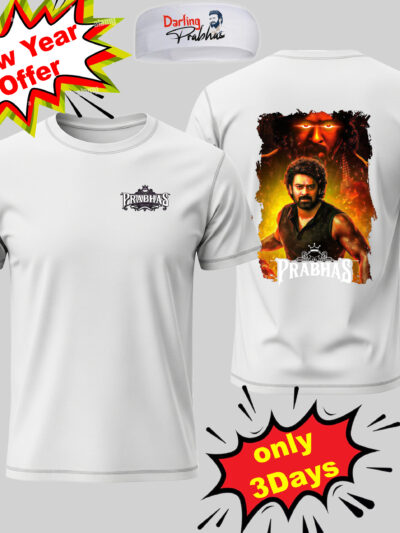 PRABHAS RADIUM T-SHIRT WHITE