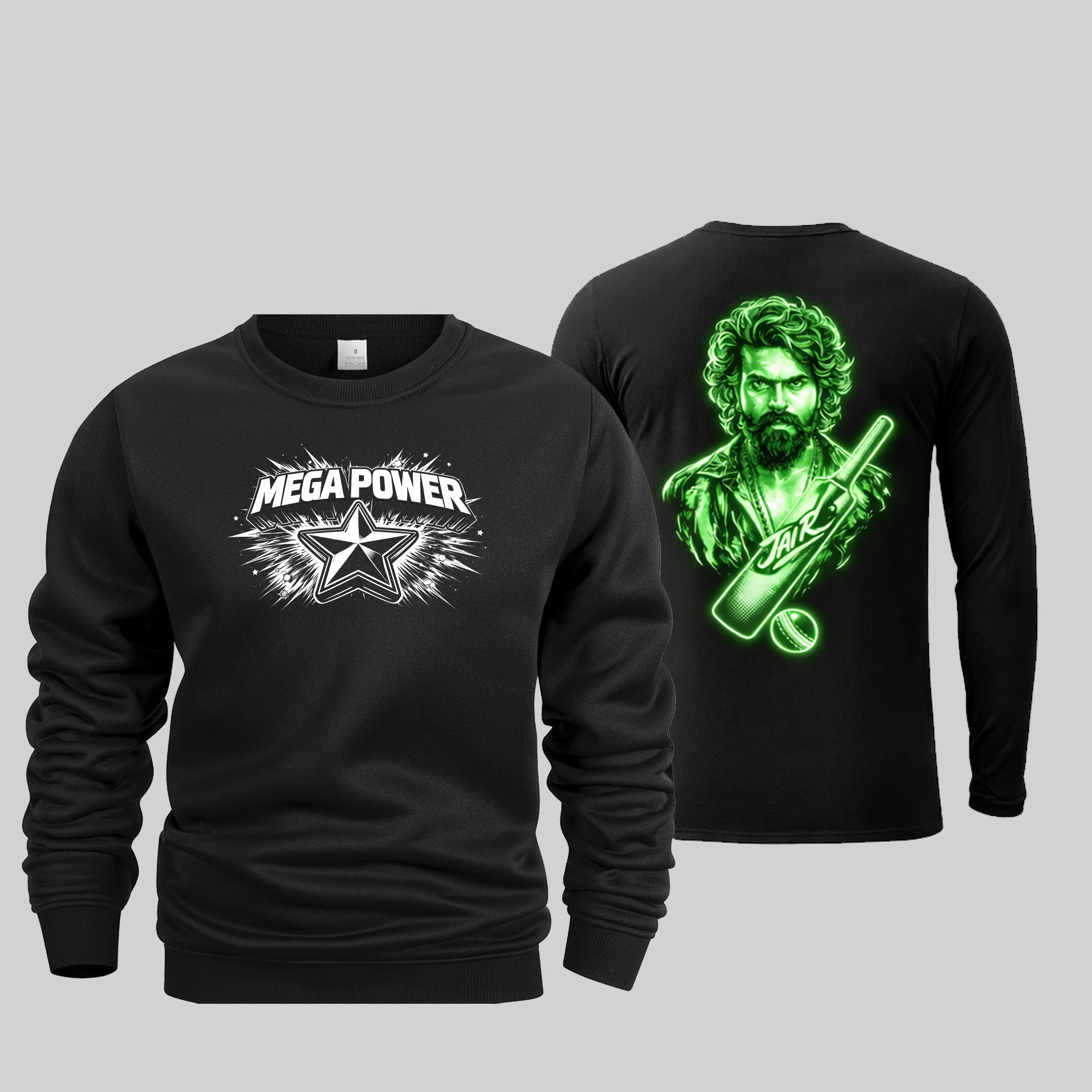 Ramcharn fan radium tshirt bat ball Full Sleevs